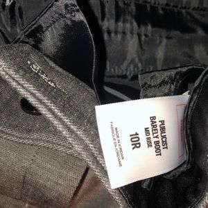 Express Publicist Boot Cut pants, grey, size 10